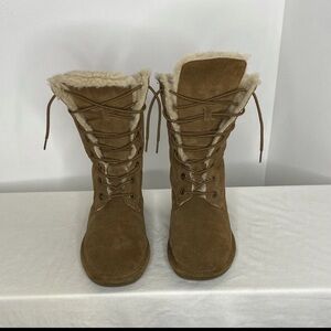 BearPaw Brown Lace-Up Winter Boots